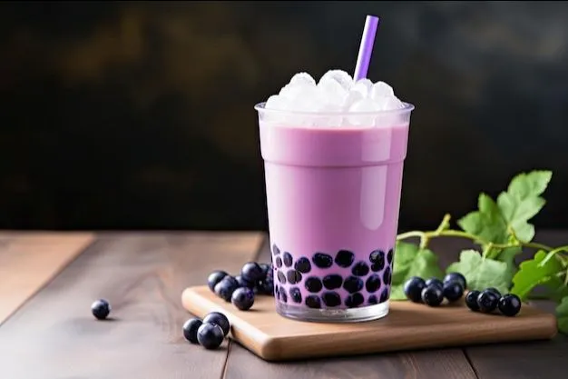 Black Current Boba Milkshake