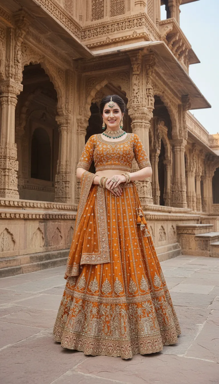Embroidered Lehenga