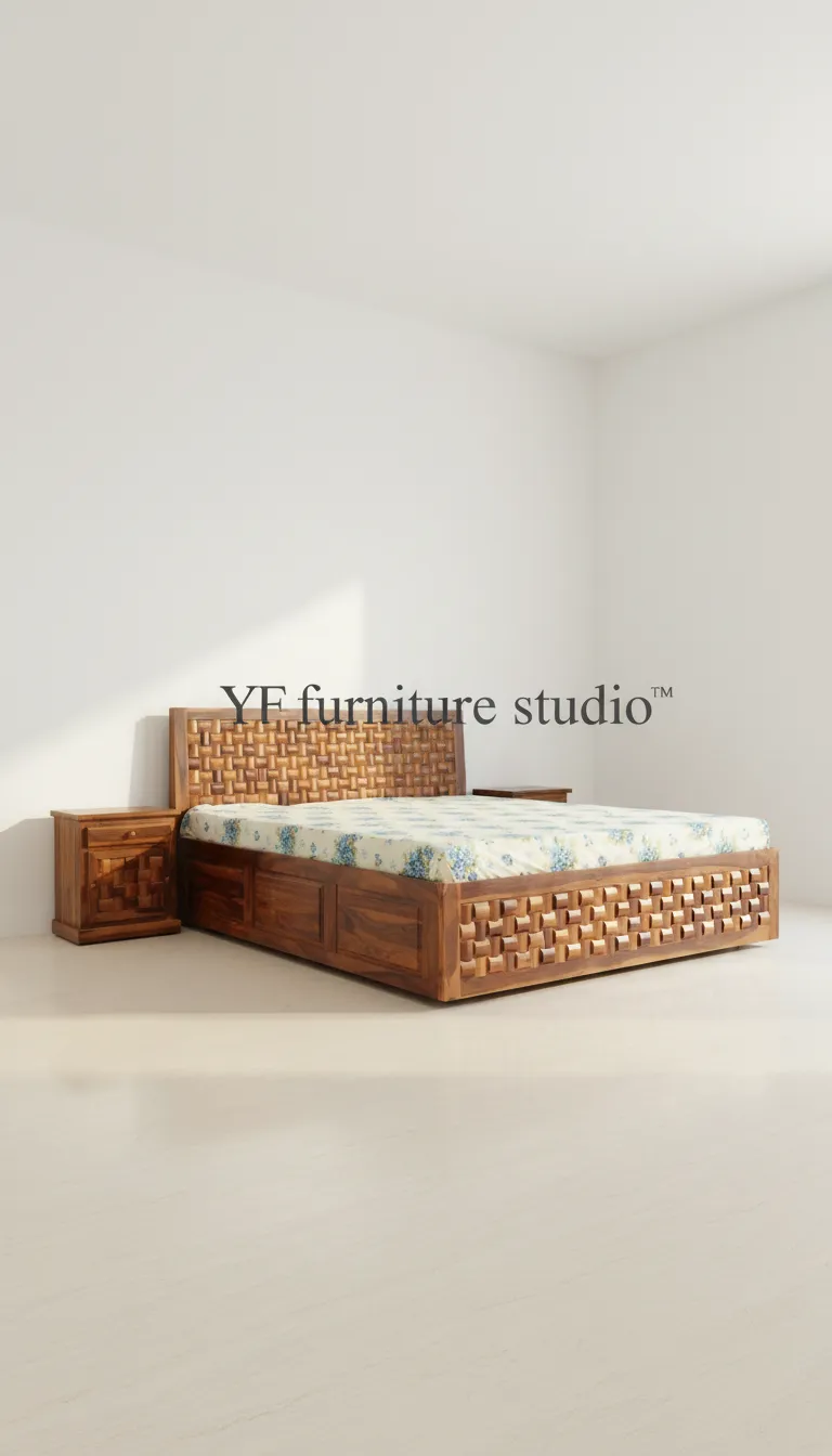 Niwar Sheesham Bed