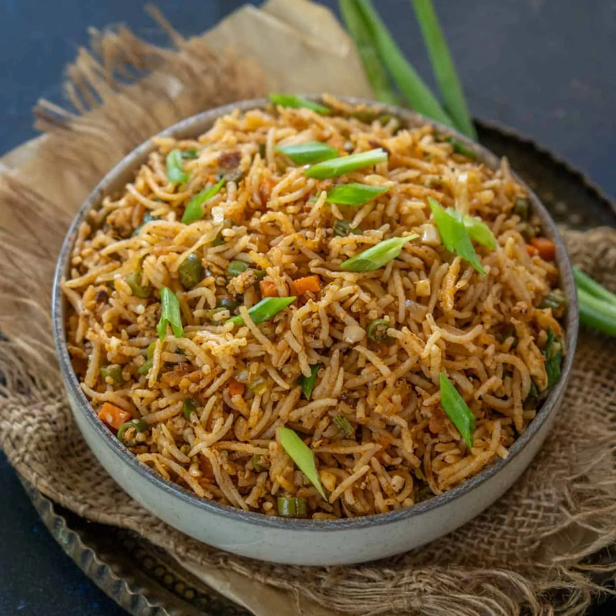 Schezwan Fried Rice Egg