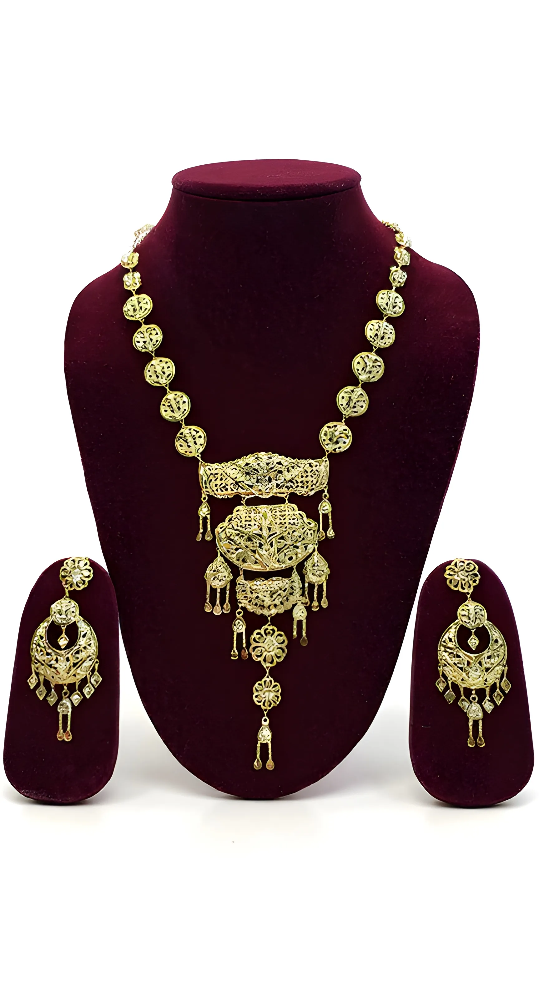 Gold Filigree Jewelry Set