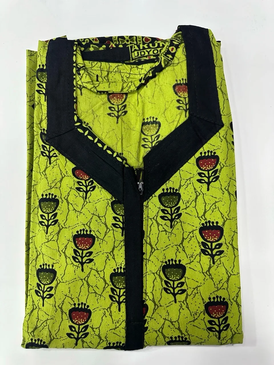 Thick Zip Cotton Nighty