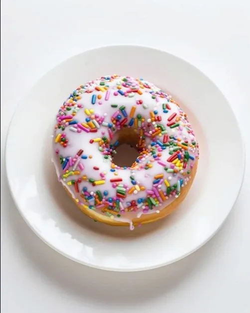 Rainbow Sprinkles Donut