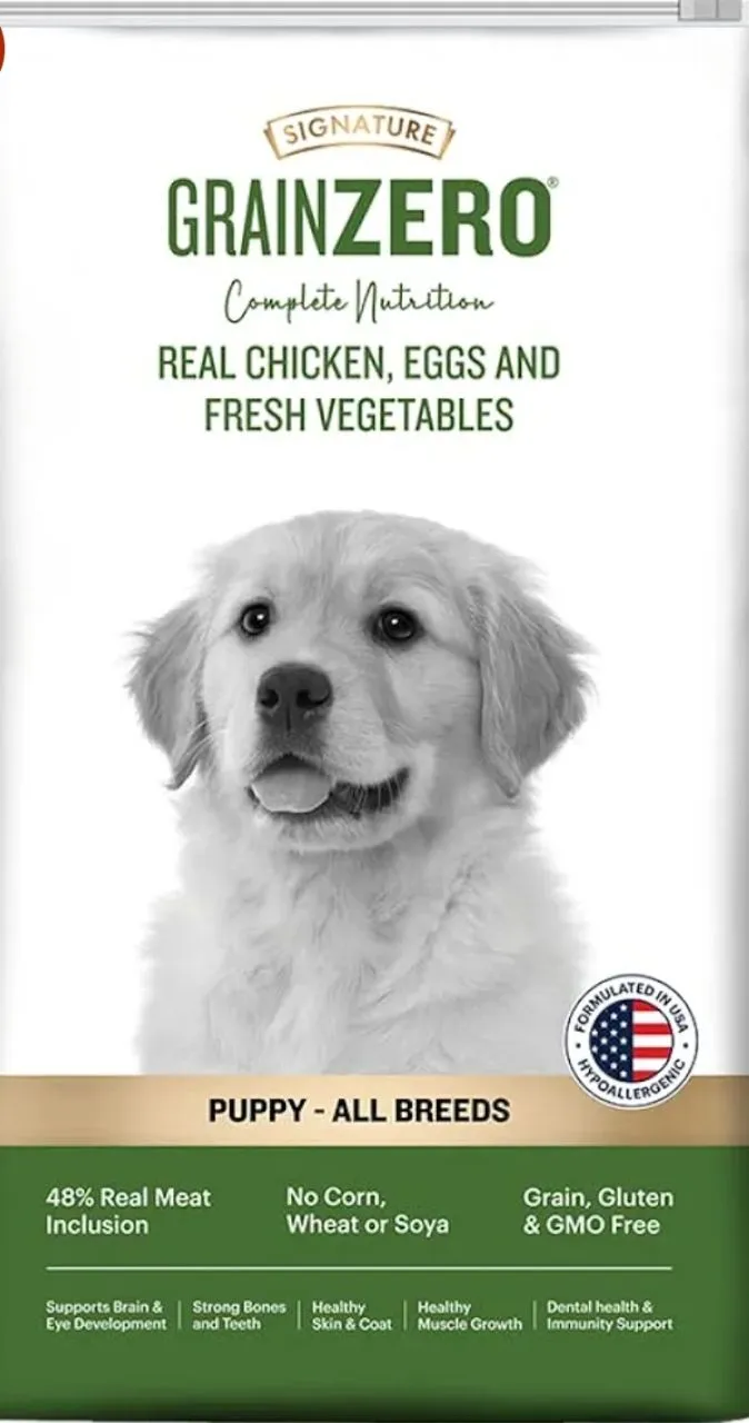 Grain zero Real chicken,eggs And Fresh Vegetable Puppy-all Breeds 50g