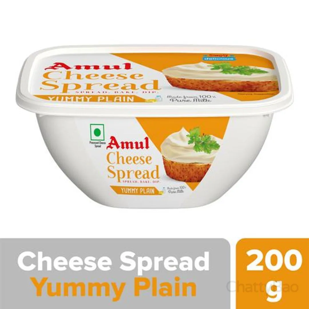 Amul Cheese Spread - Yummy Plain 200 g