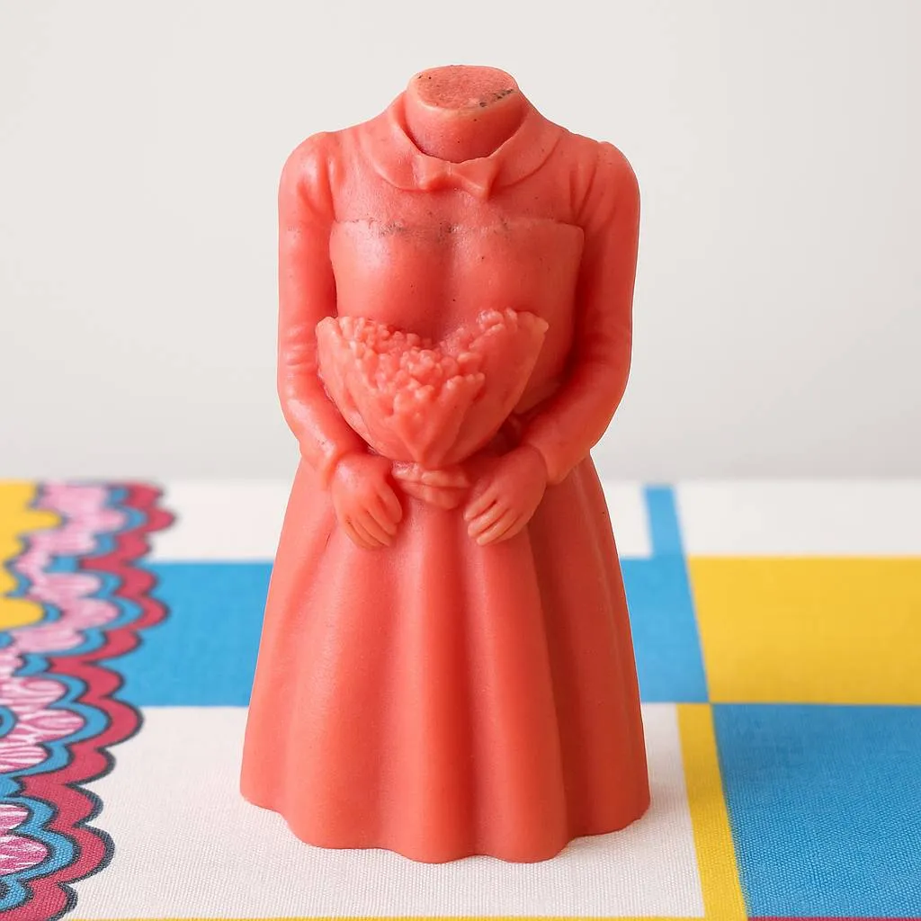 Red Ganesha Figurine