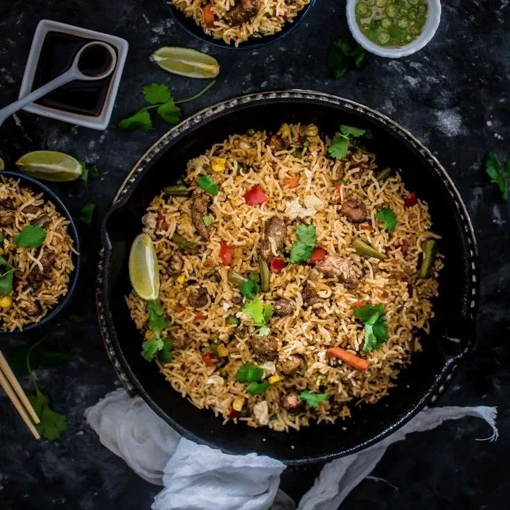 Chicken Fried Rice Half