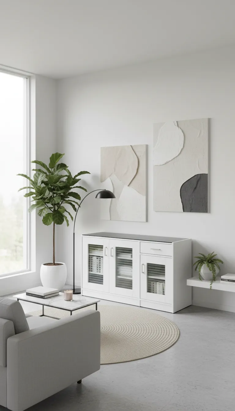 Glass-top Storage Cabinet