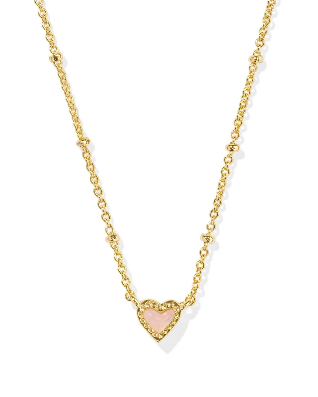 Gold Heart Pendant Necklace