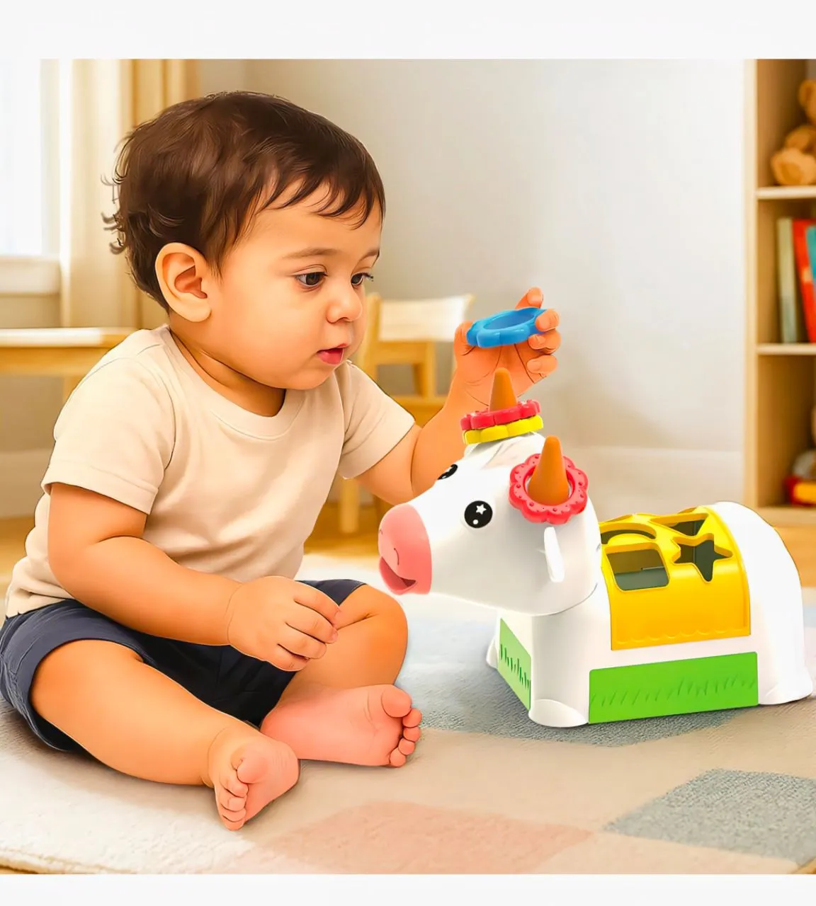 Leaps & Bounds Cow Shape Sorter view 5