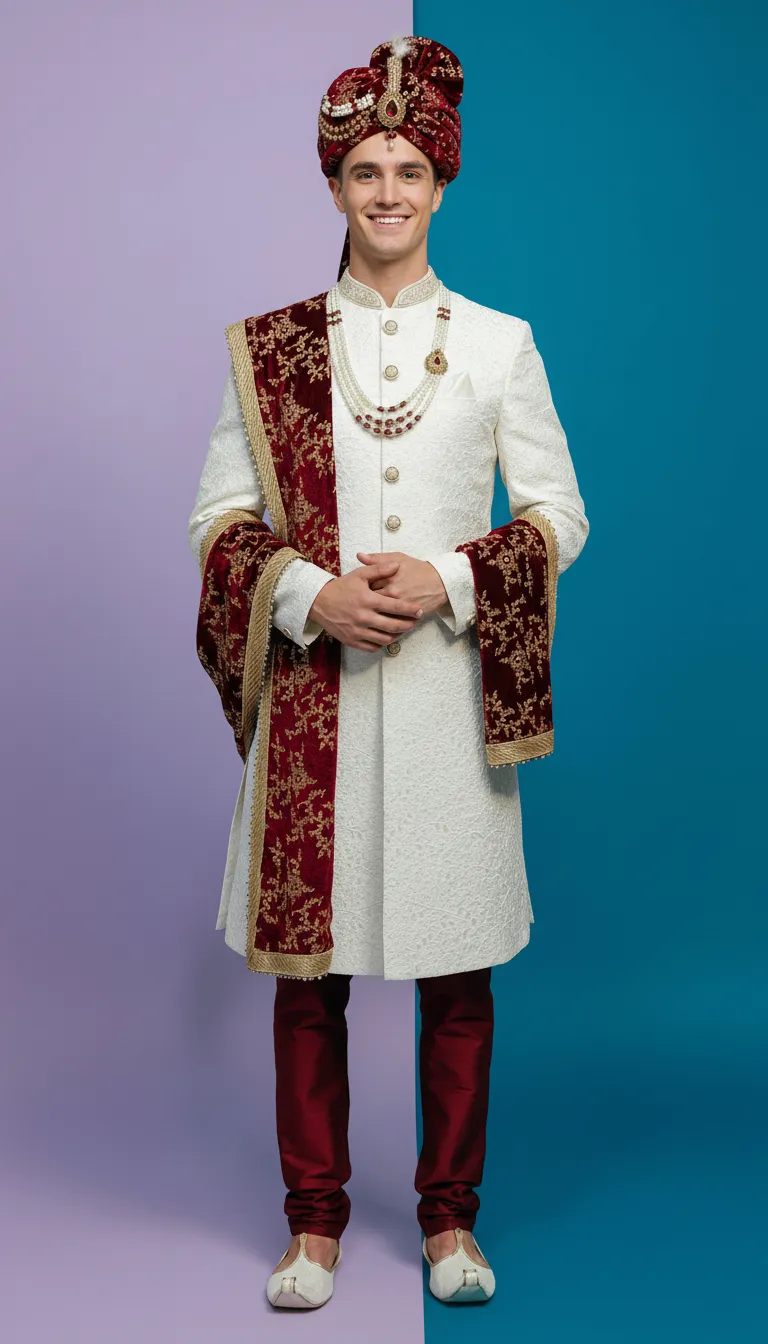 Traditional Sherwani Set