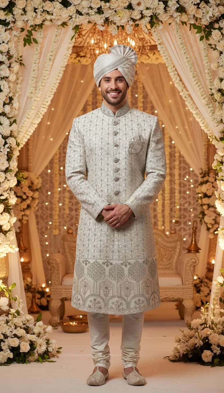 Elegant Sherwani Set