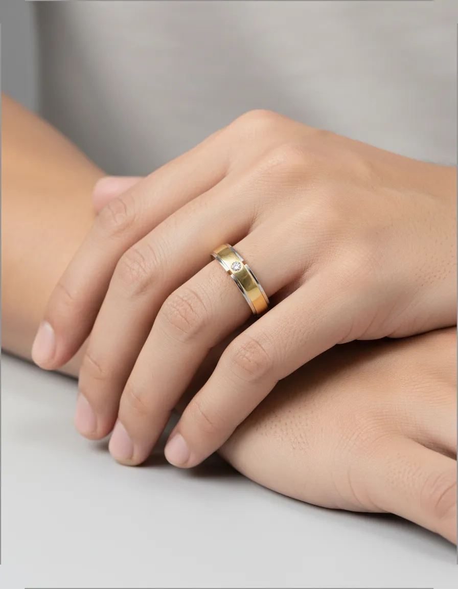 Gold Diamond Band