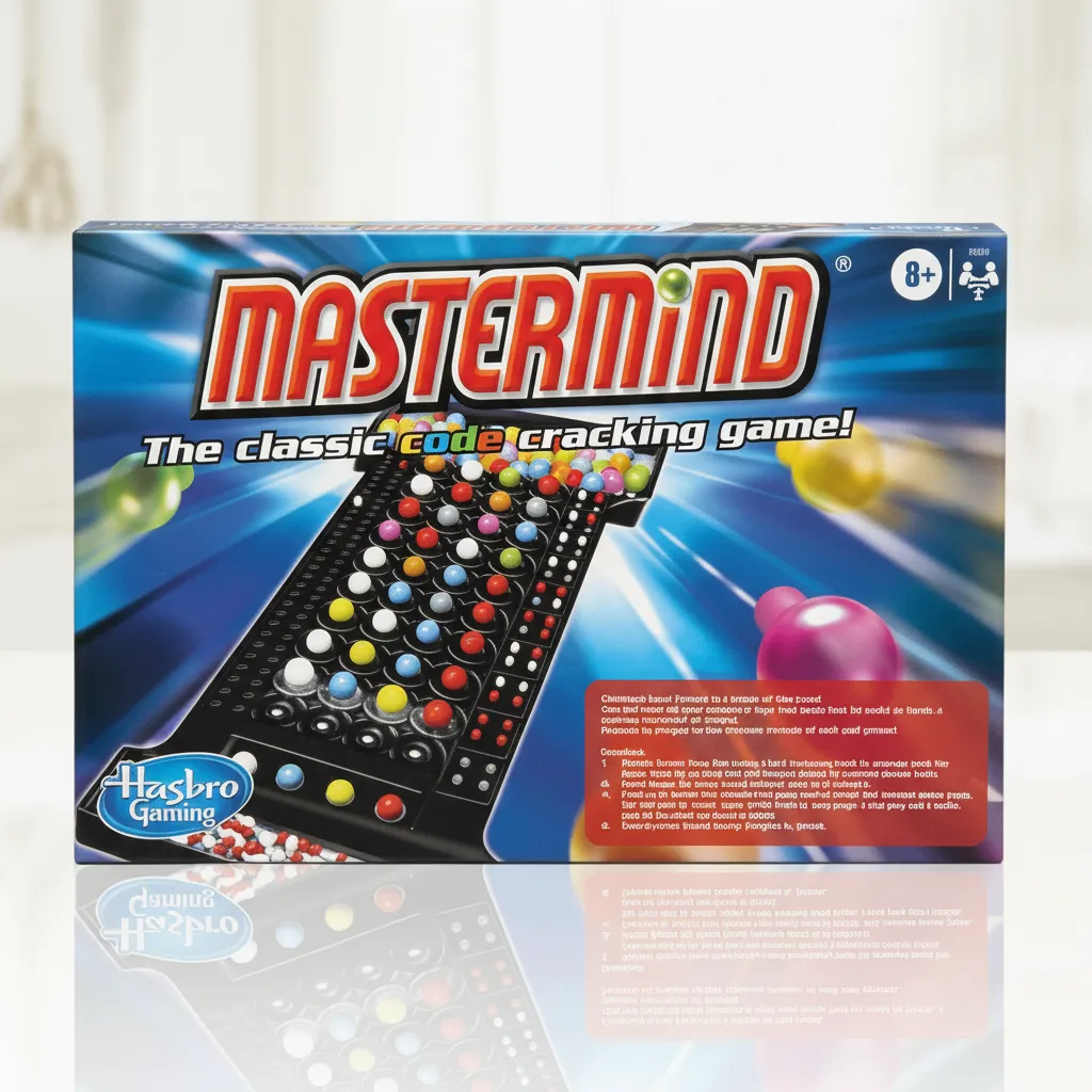 Hasbro Gaming Mastermind The Classic Code Cracking Game, Strategy Board Game for Kids and Adults, Board Game for Boys & Girls Ages 8+