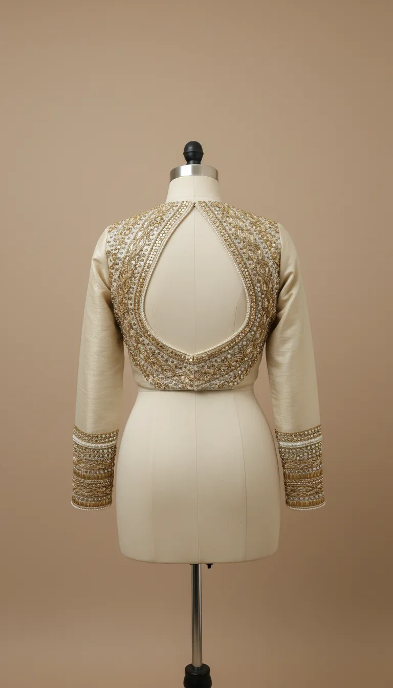 Seema Singh Design Studio Embroidered Blouse view 2