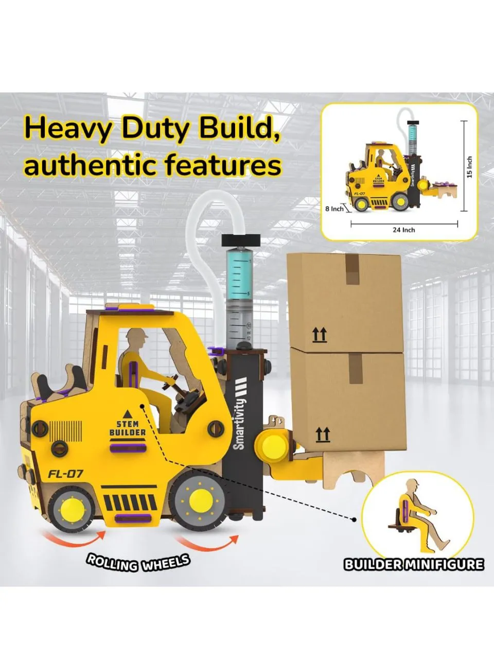 Smartivity Hydraulic Forklift view 6
