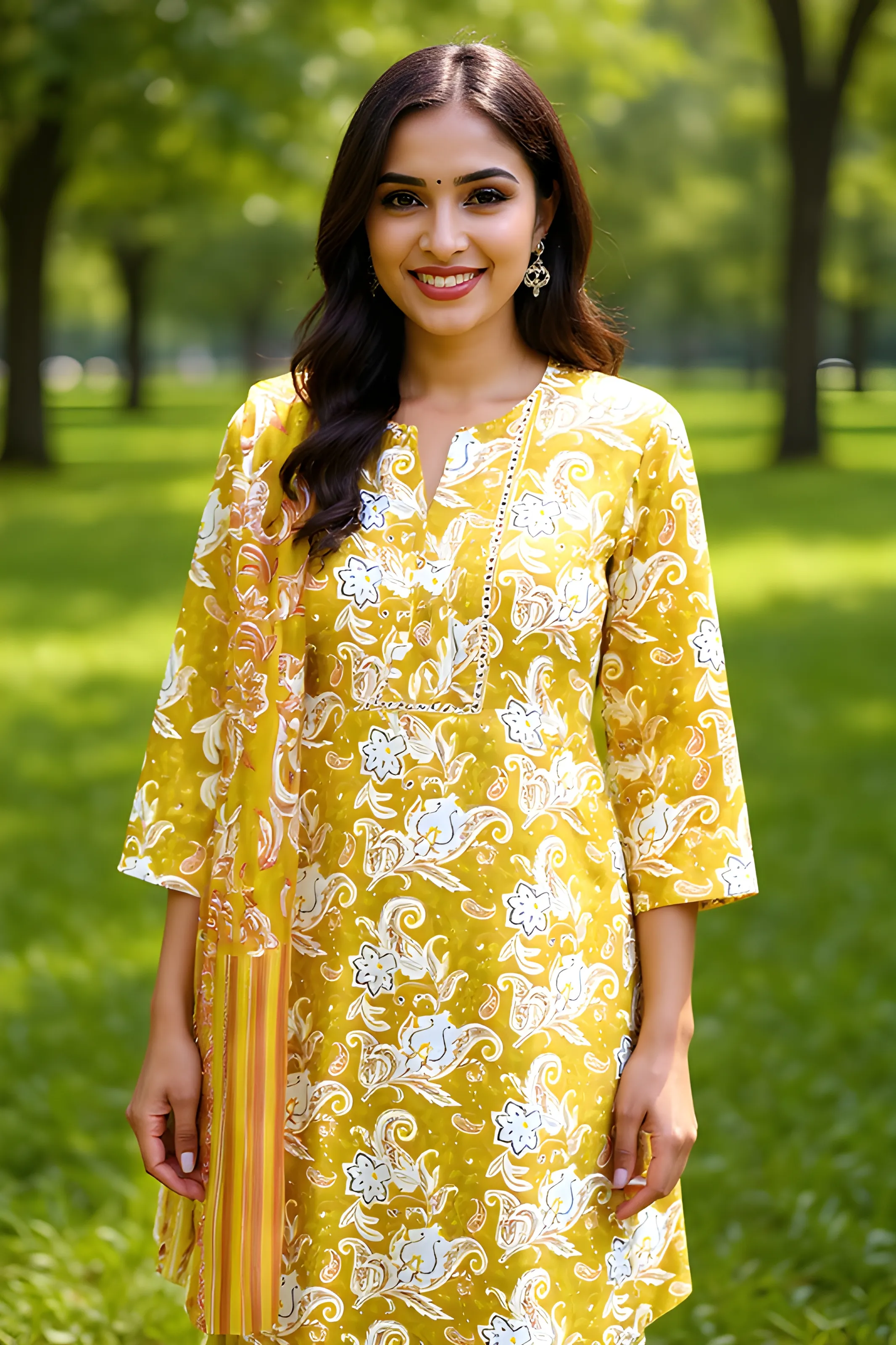 Paisley Print Kurti