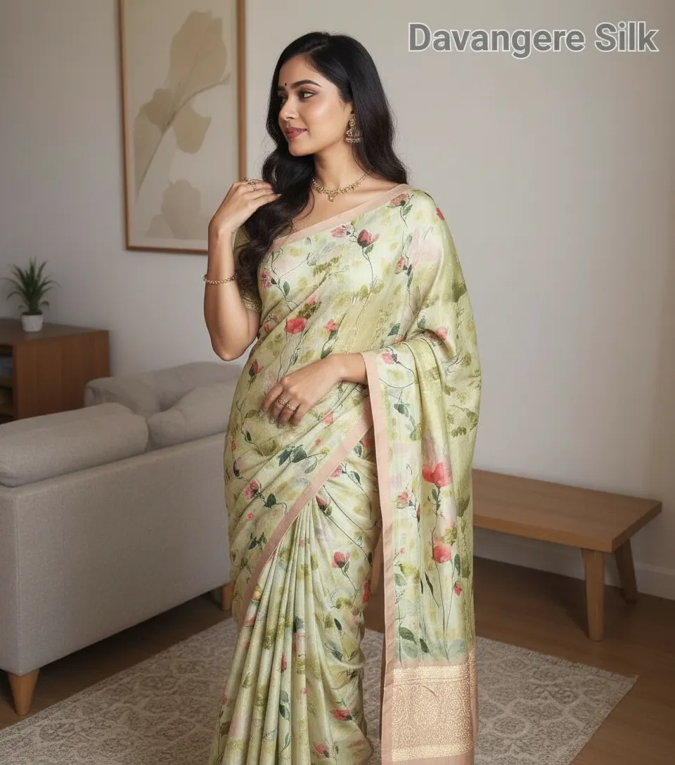 Floral Muslin Silk view 2