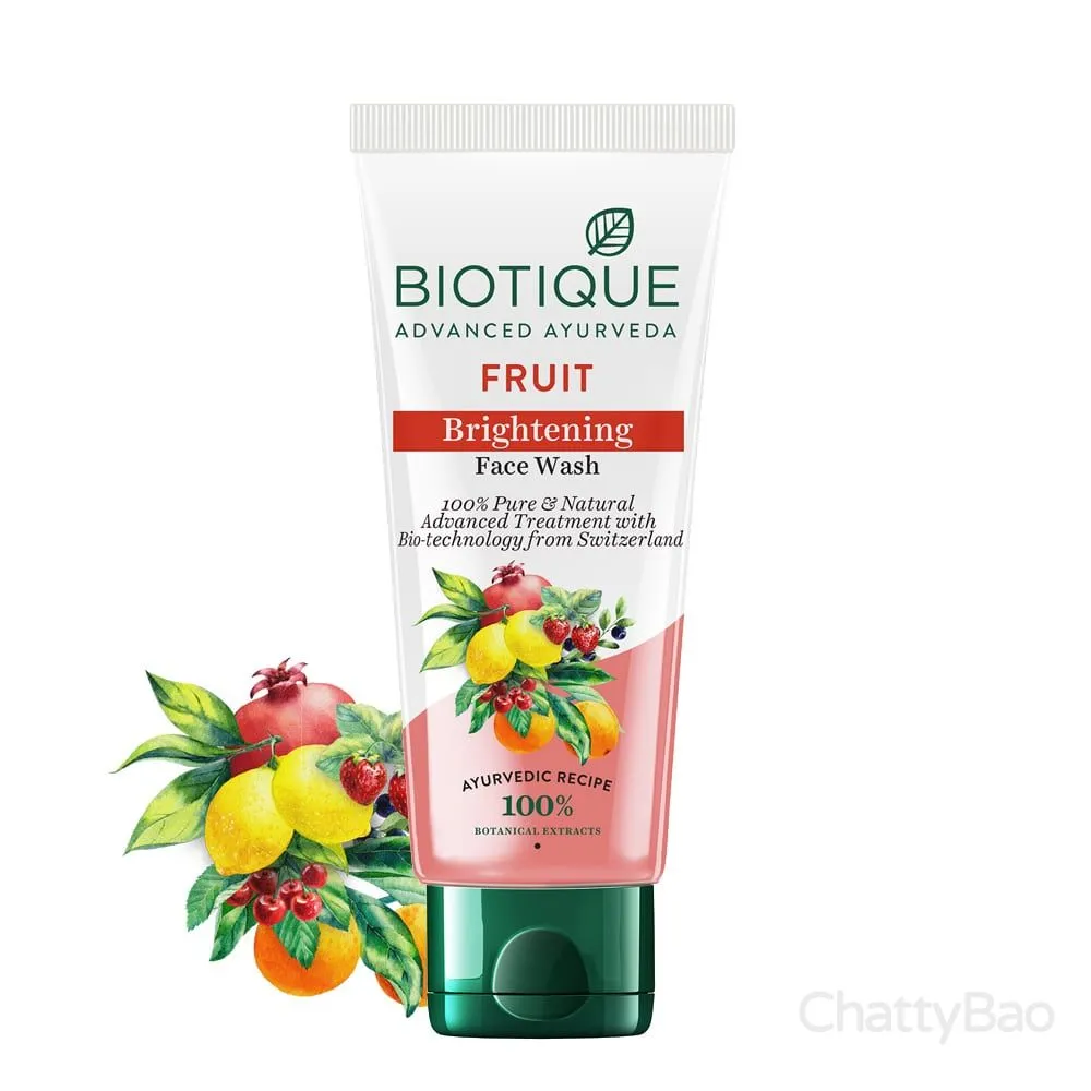 Biotique Fruit Brightening Face Wash 100 ml