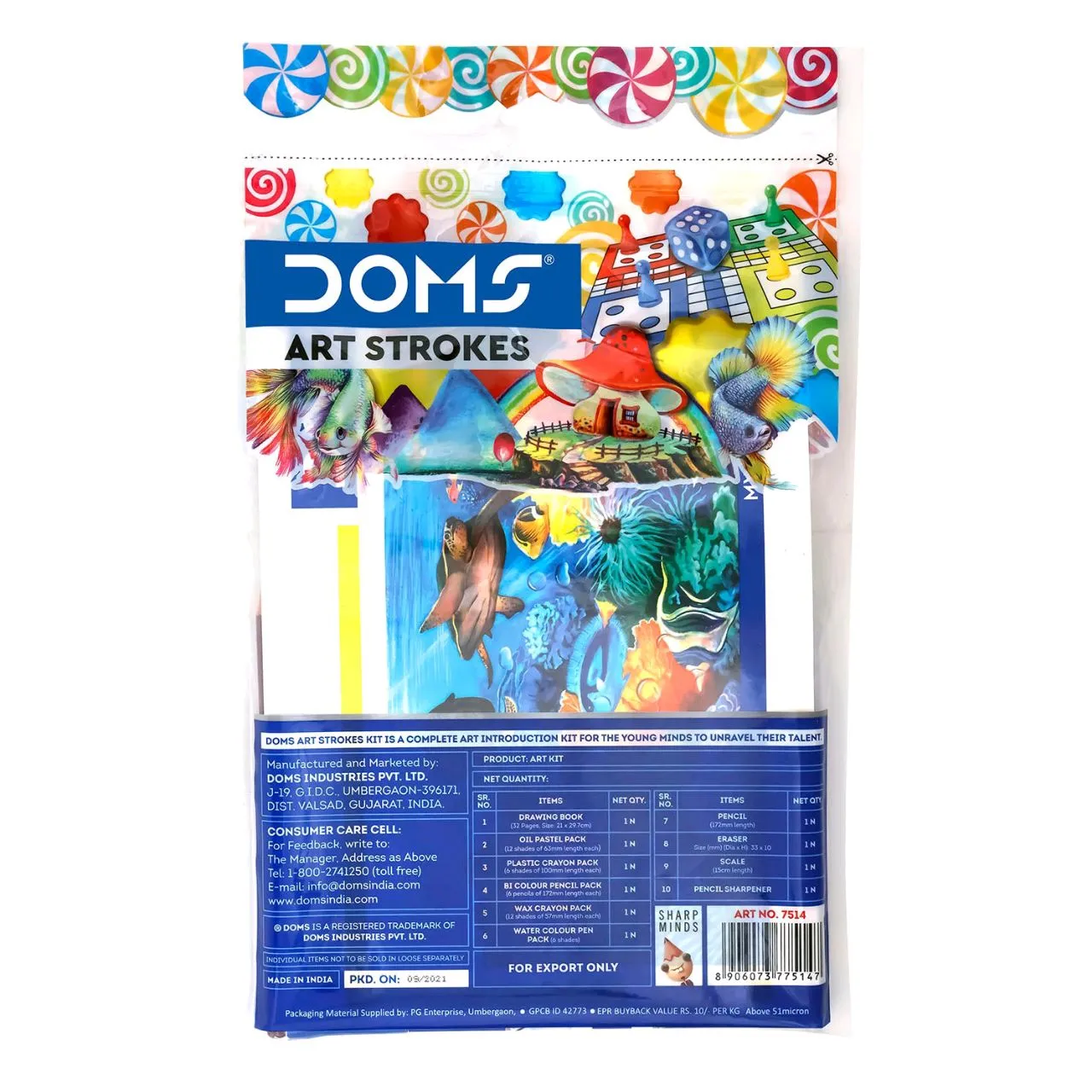 Doms Art Strokes Kit 1 Pack