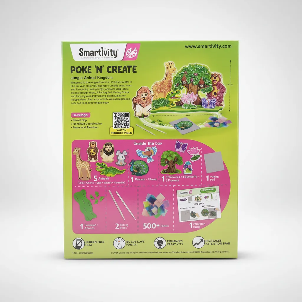 Smartivity Poke n Create Jungle Animal Kingdom view 2