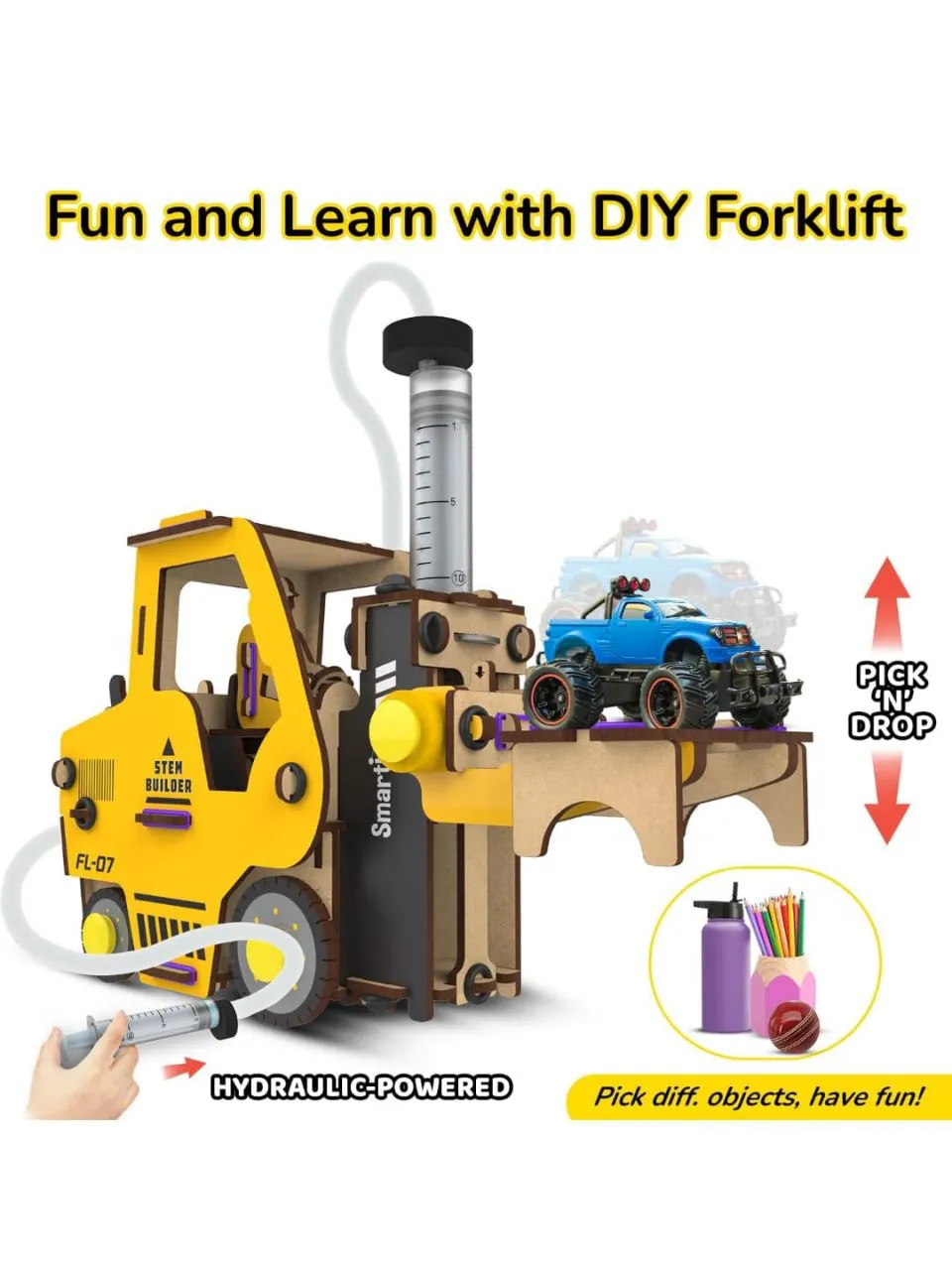 Smartivity Hydraulic Forklift view 7