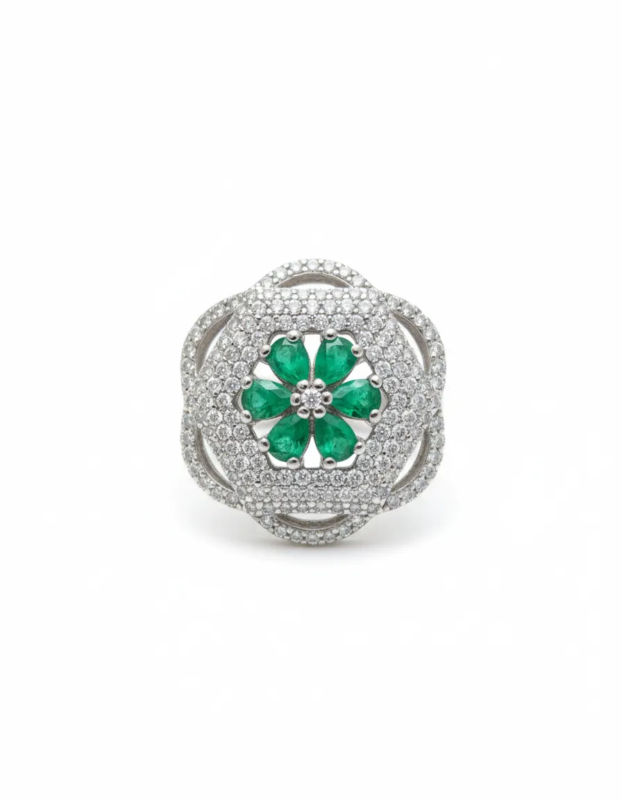 Diamond and Gemstone Ring