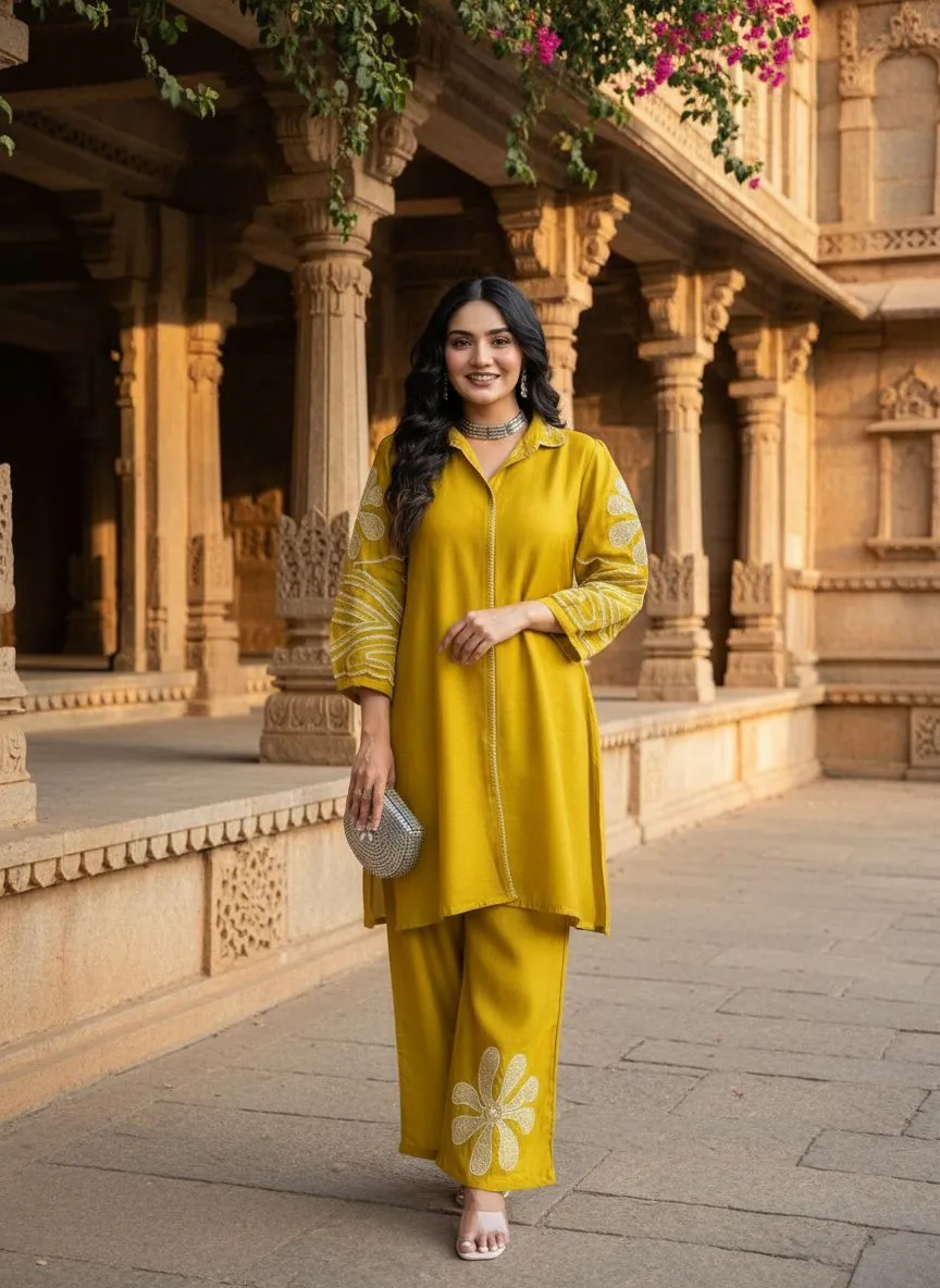 Mustard Yellow Coord Set