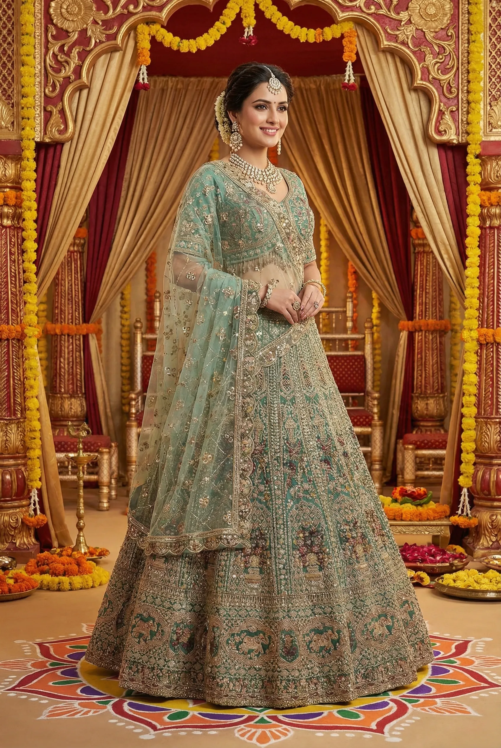 Embroidered Lehenga Bridal