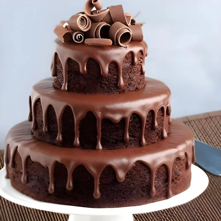 Chocolate Cascade Cake
