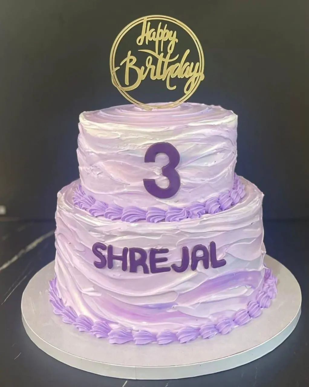Custom Lavender Birthday Cake 3kg