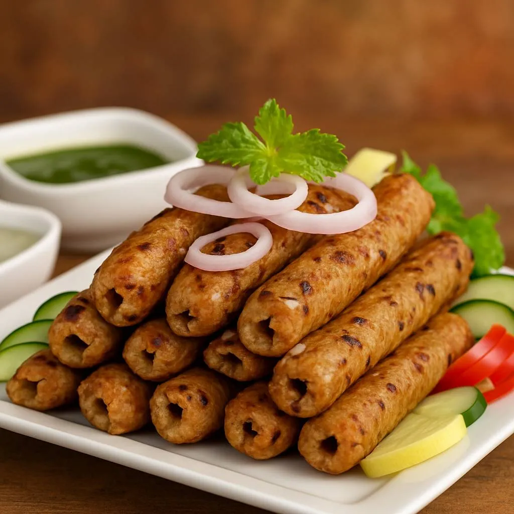 Chicken Seekh Kebabs