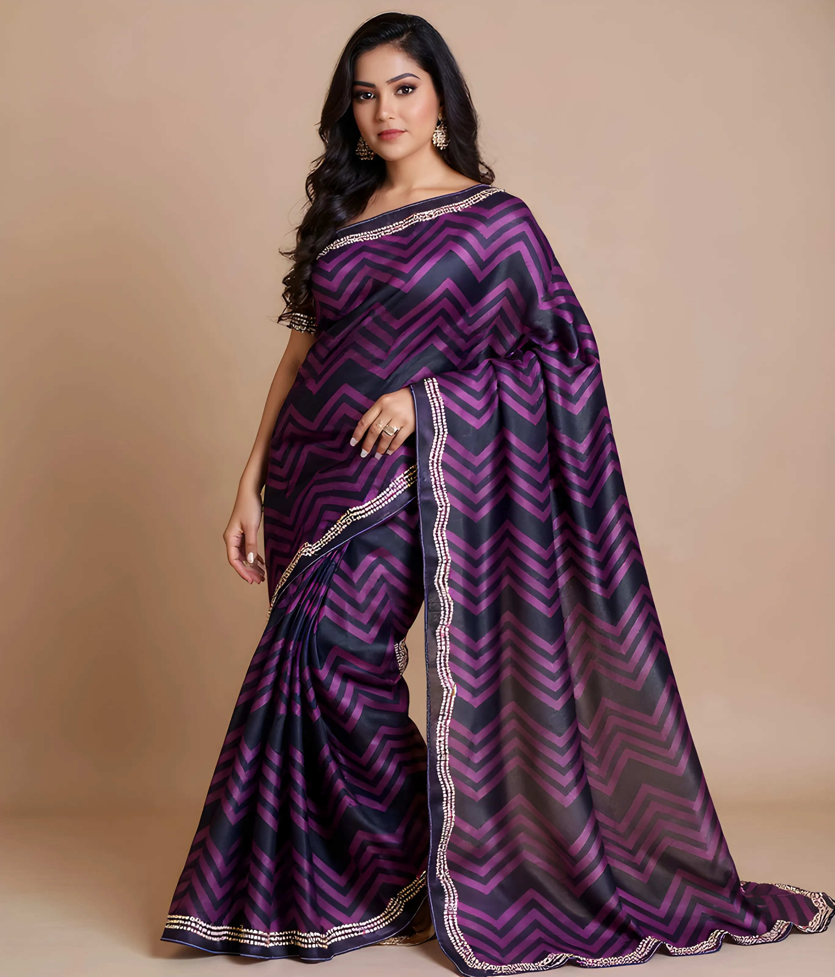 Paridhan Boutique Chevron Saree