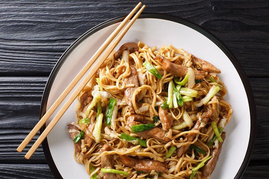 Egg Shanghai Noodles