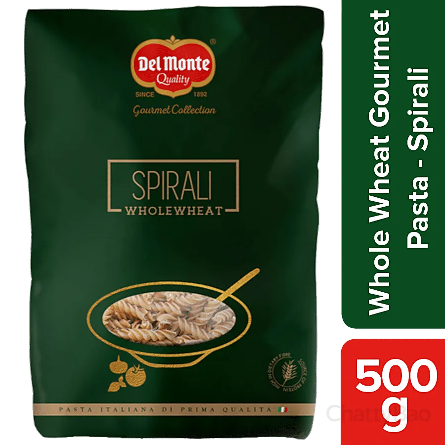 Del Monte Whole Wheat Gourmet Pasta - Spirali 500 g