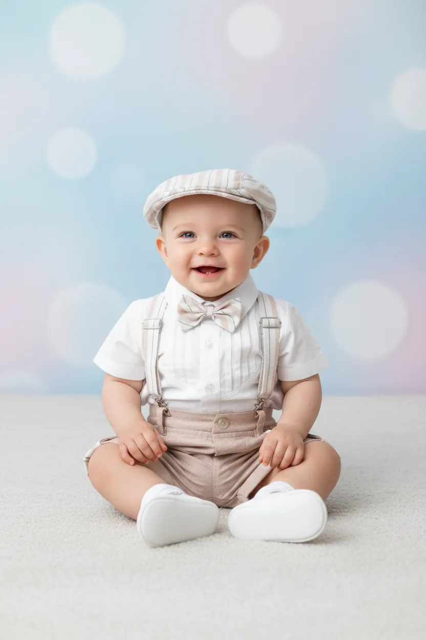 Shirt Short Suspender Set