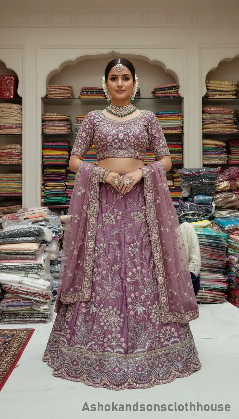 Embroidered Lahenga