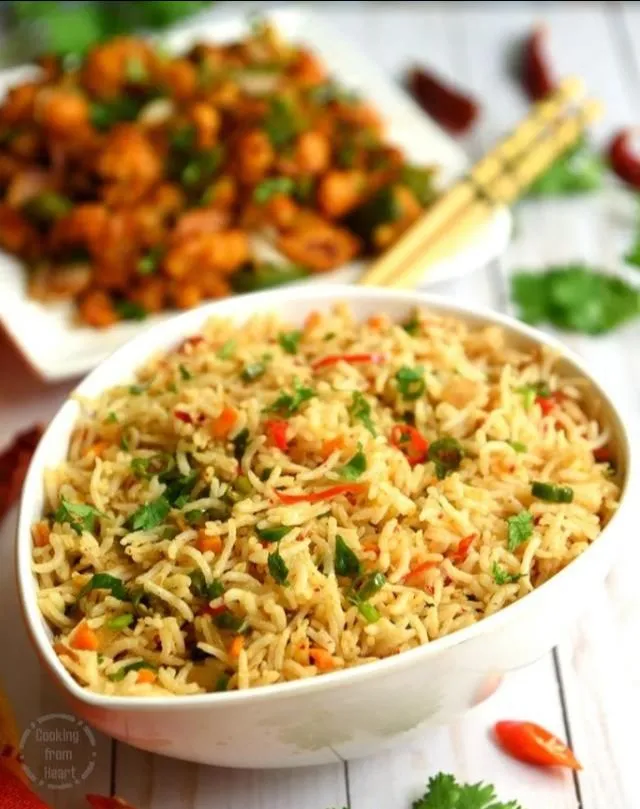 Chilli Garlic Fried Rice Half