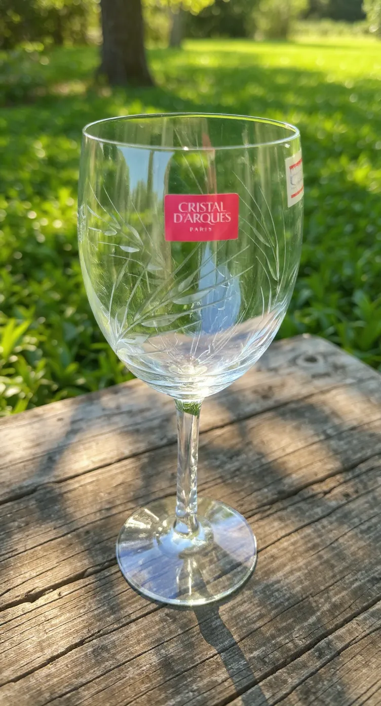 Cristal DArques Wine Glass