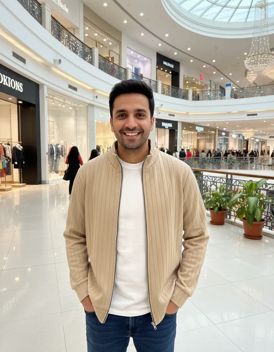 Zara Textured Zip Jacket