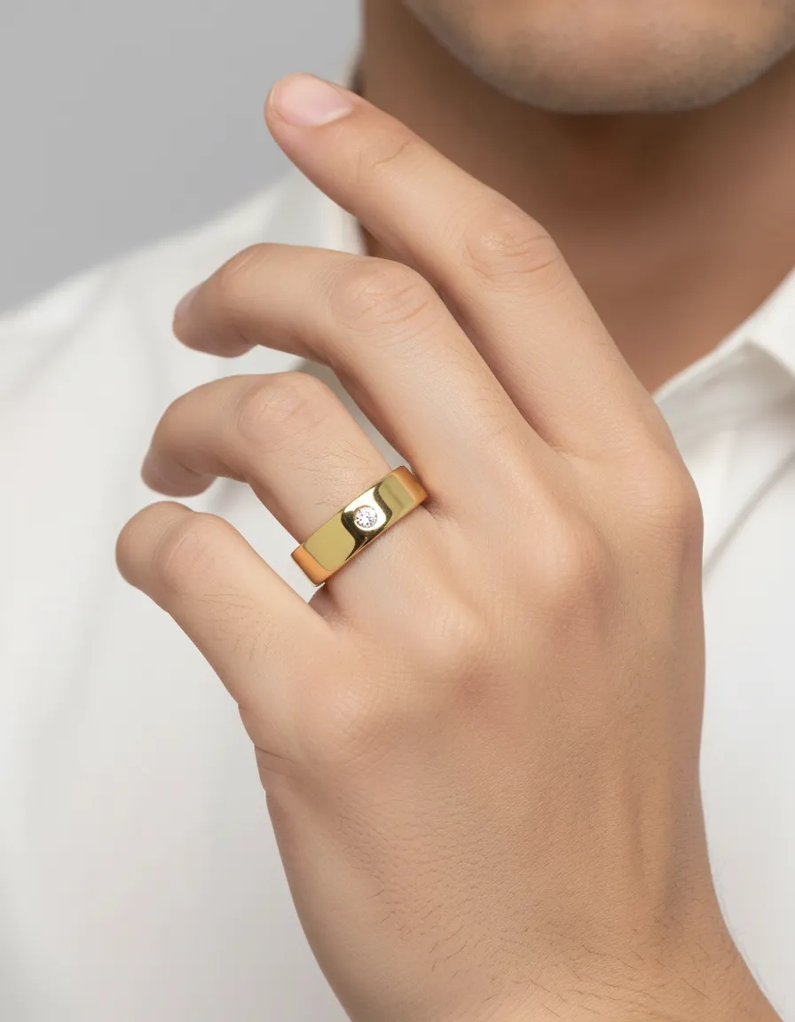 Gold Diamond Ring