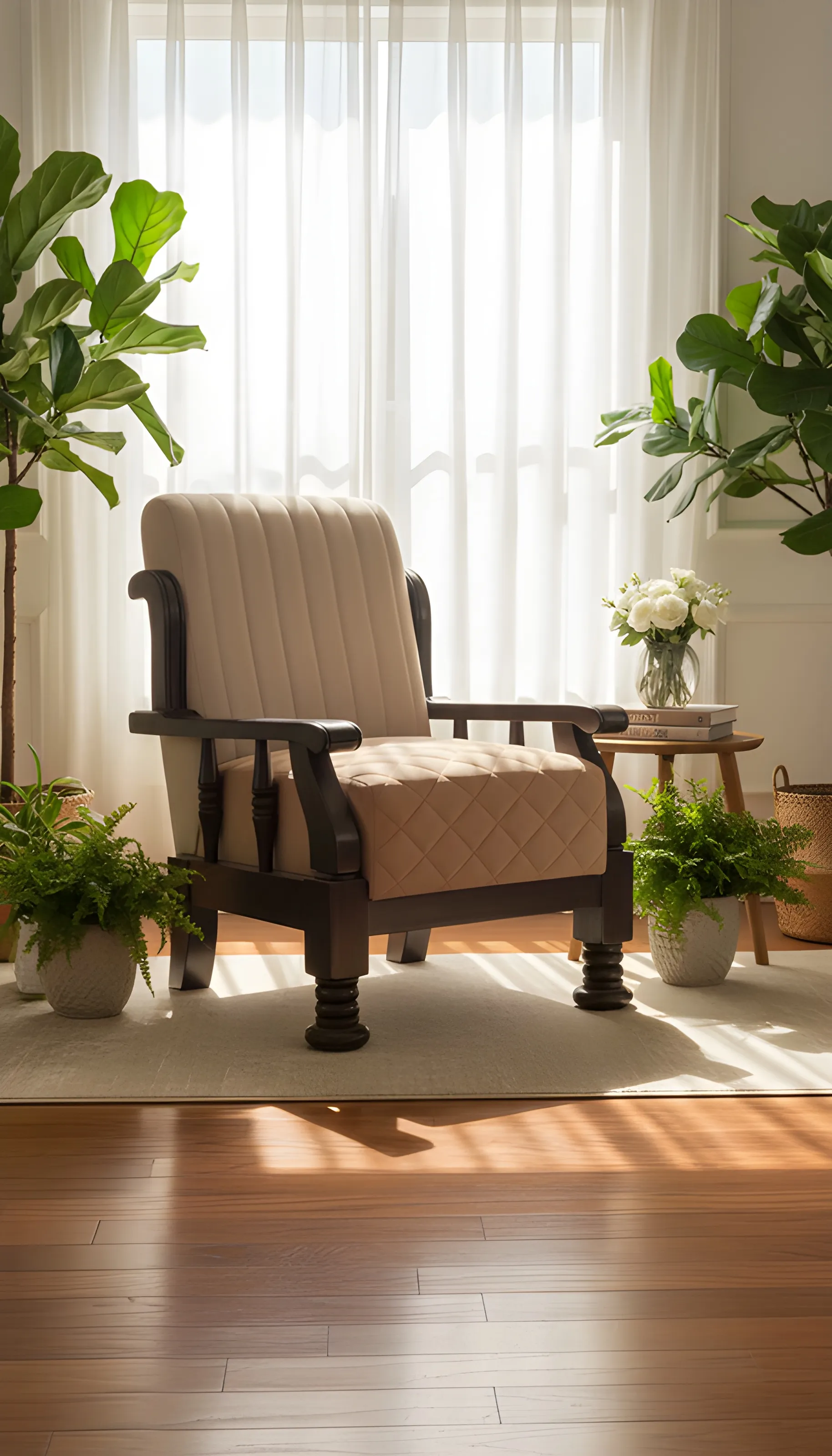 Quilted Armchair