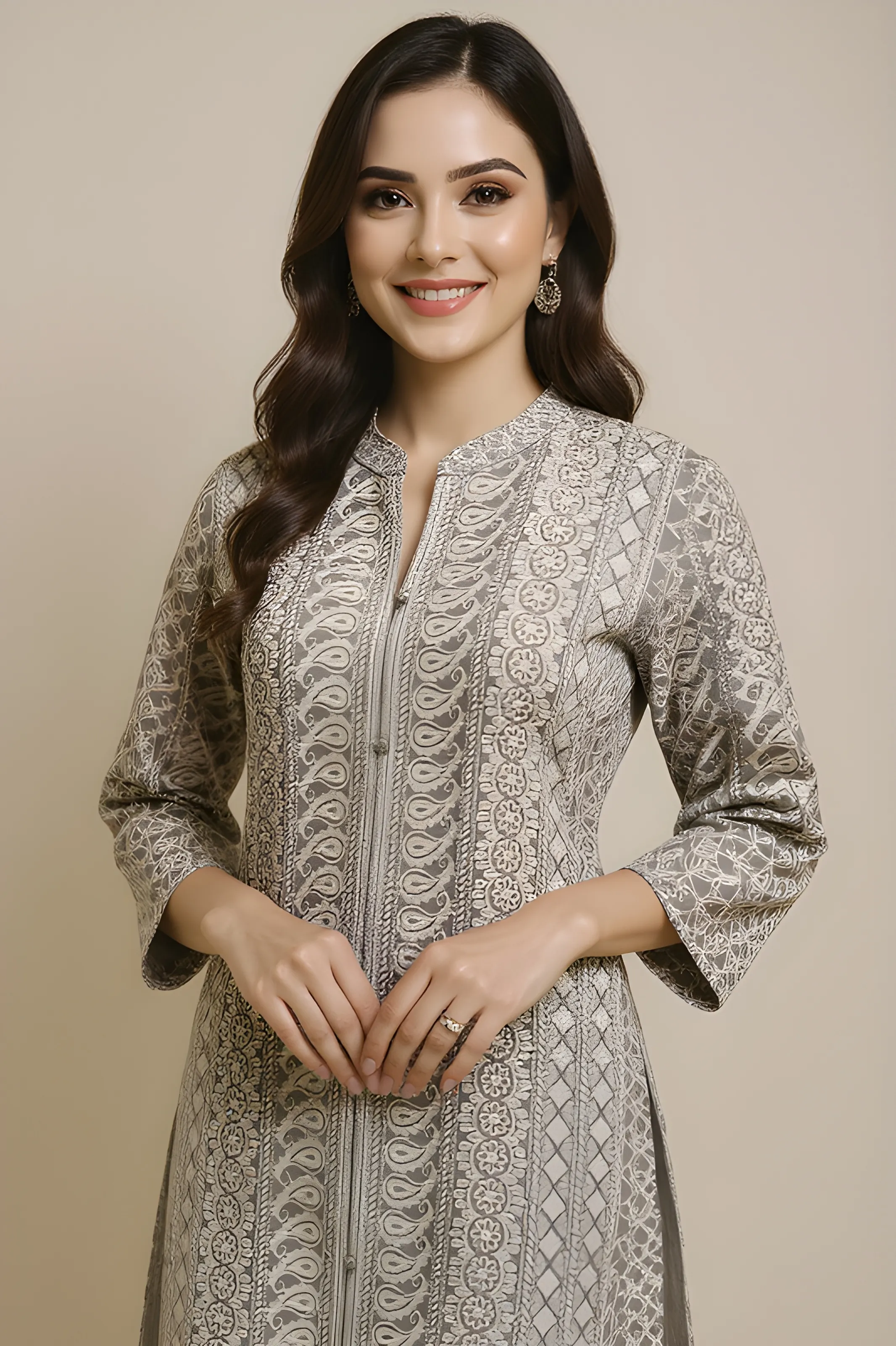 Rangoli Creation Block Print Kurta