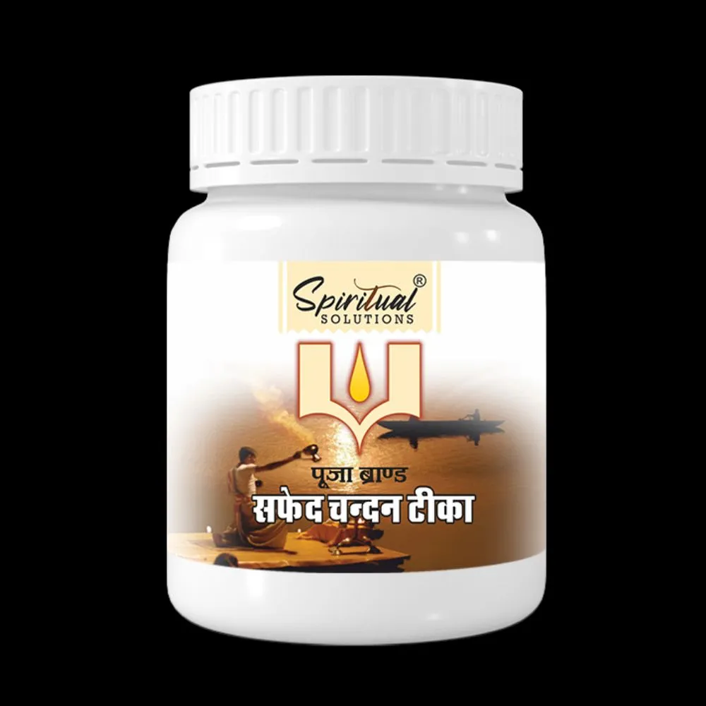 Spirilual Puja Brand Chandan Tika White 40ml