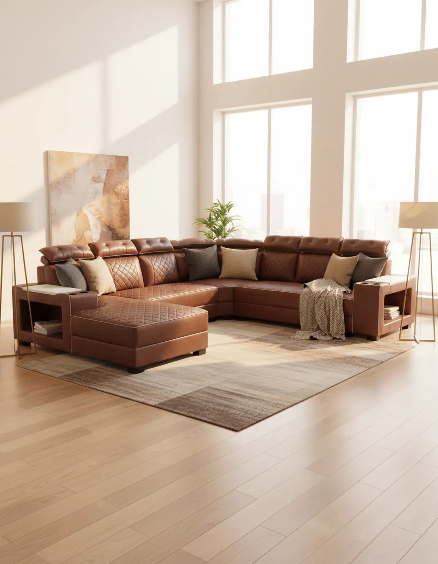 KK Wood Luxury Sofa