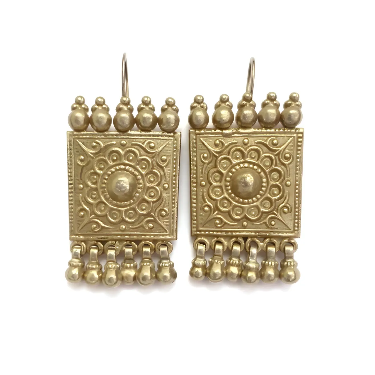 Antique Gold Plated Earrings
