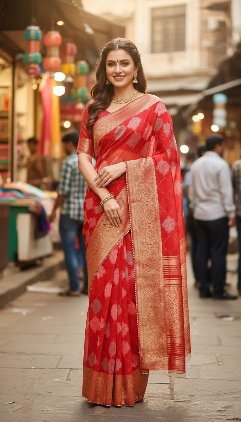 Organza Banarasi Saree
