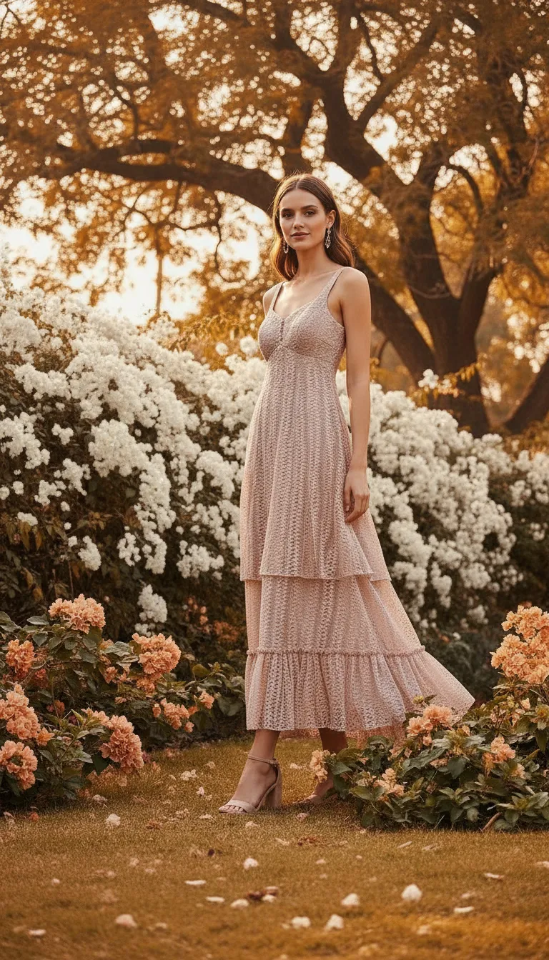Lace Midi Dress And gown view 2