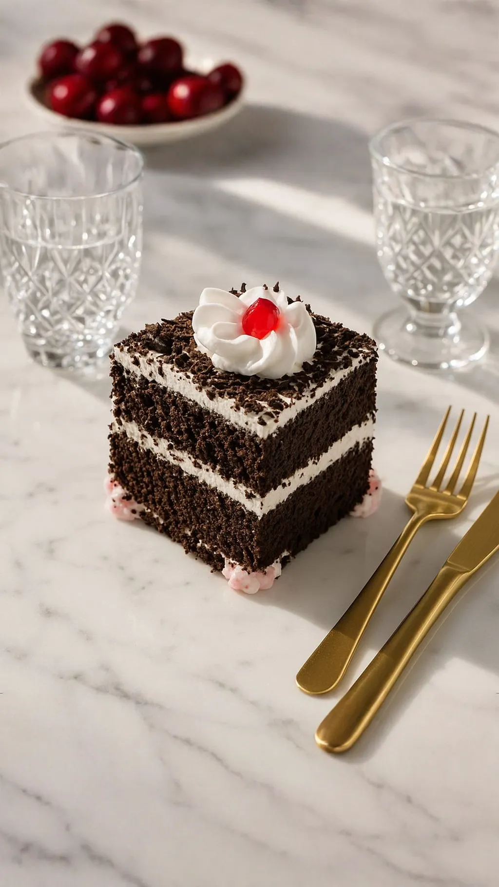 Chocolate Cake Slice