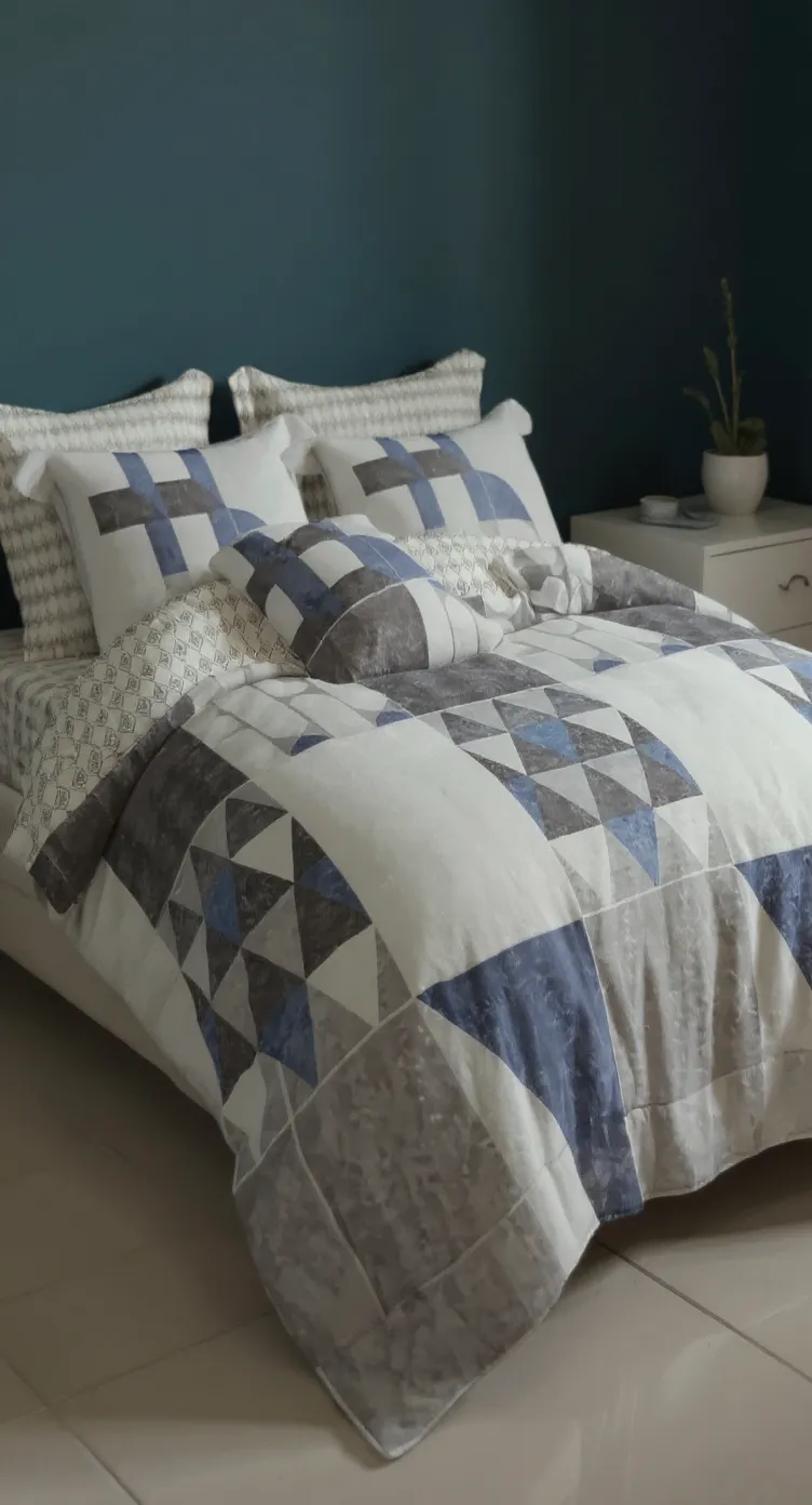 Geometric Printed Bed Set